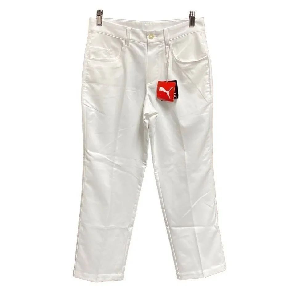 Puma White DryCell 5 Pocket Pant Size Large NEW